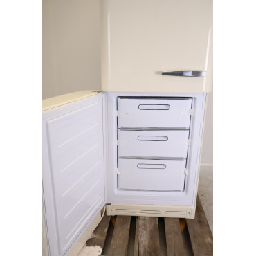 Réfrigérateur Congélateur Combiné 2 Portes 331L SMEG Années 50 Crème