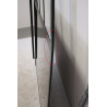 AURLANE - Paroi Douche Italienne 100x200 Noir - FAC505