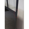 AURLANE - Paroi Douche Italienne 100x200 Noir - FAC505