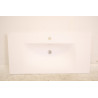 Plan Vasque Lavabo 90.5x46x16cm CEDAM Teplan Blanc Mat - TEPLAN90BL