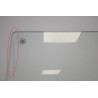Paroi de Douche 120x200cm AQUANCE IXIA II Profil Argent Verre