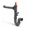 Kit Plomberie Siphon FRANKE Ø4cm Raccord Mural - 112.0562.326 - NEUF