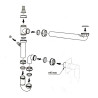 Kit Plomberie Siphon FRANKE Ø4cm Raccord Mural - 112.0562.326