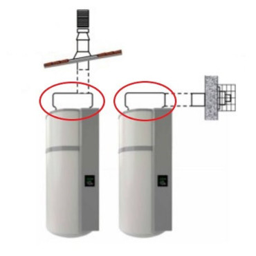 THERMOR 296077 - Adaptateur Ventouse pour Chauffe-Eau Thermodynamique