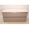 Ensemble Meuble 2 Tiroirs et Vasque Salle de Bain BURGBAD Lin20 Taupe - SGHX122