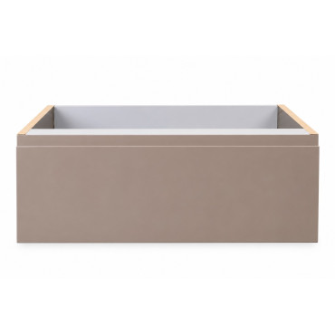 Meuble sous-Vasque 1 Tiroir 60x27x44cm Delpha Velours Unique S Sepia Mat - B2KCX60 - NEUF