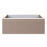 Meuble sous-Vasque 1 Tiroir 60x27x44cm Delpha Velours Unique S Sepia Mat - B2KCX60 - NEUF