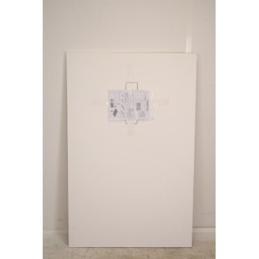 Receveur de Douche 140x90cm TOTS Pietra Solid Surface Blanc Mat