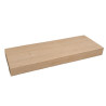 Plan de Toilette Stratifié PT15 Rebombée Droite INSTINCT 140x50x15cm Effet Chêne - 007293203 - NEUF