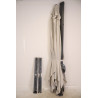 Parasol avec Pied Excentré 4x3m DCD GARDEN Sevilla Gris - P.05.GRIS