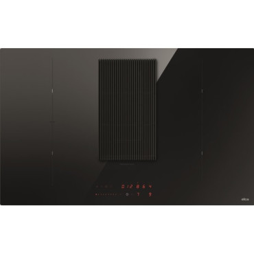 Plaque de Cuisson à Induction Aspirante 83cm ELICA Nikolatesla Prime S+ Hotte Intégrée 4 Foyers Noir - PRF0187525 - NEUVE