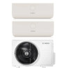 Ensemble de Climatisation Réversible 4,1kW BOSCH Climate 5000M Bi-Split 2 Unités Intérieures - 7733701986-7733701987