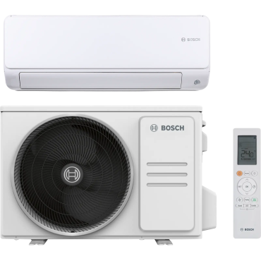 Ensemble de Climatisation Réversible Air/Air 2,6kW BOSCH Climate 6000i Inverter Monosplit - 7733701806-7733701807