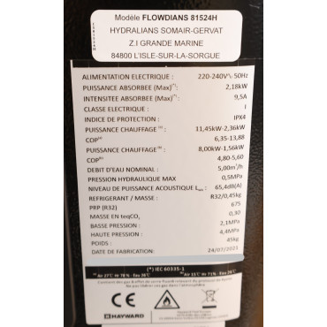 HAYWARD Flowdians Powerline Inverter