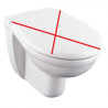 Cuvette Suspendue WC PORCHER KHEOPS 2 53x36cm Blanc - P241501 - NEUVE