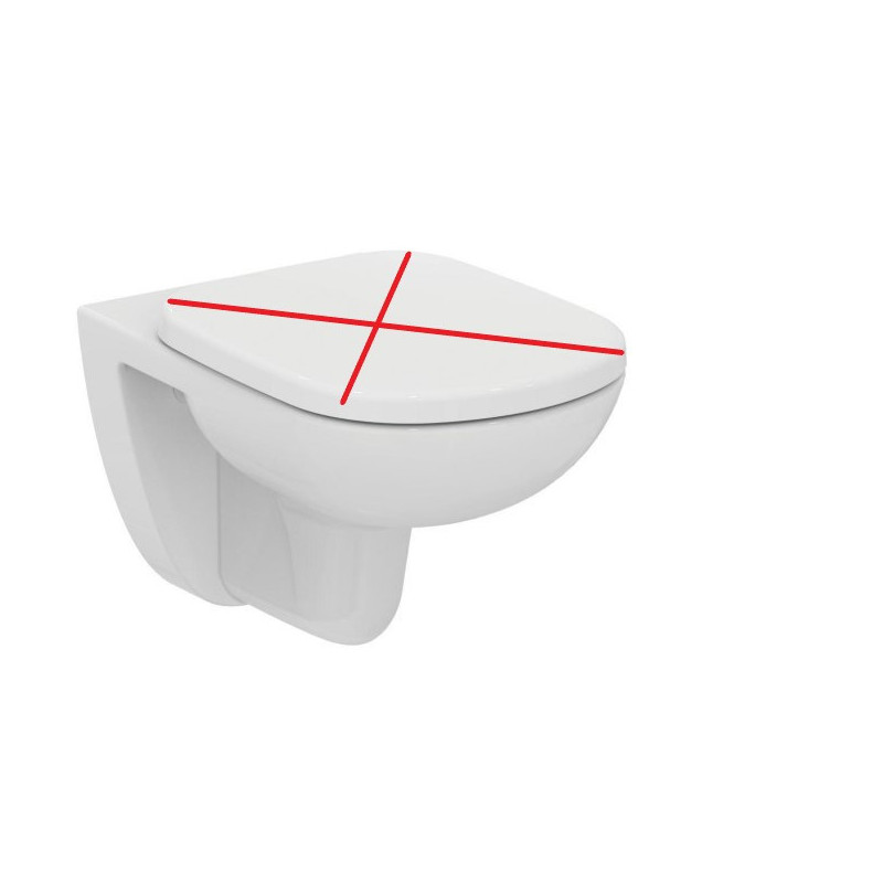 Cuvette Suspendue WC IDEAL STANDARD Kheops+ Blanc - T331001 - NEUVE