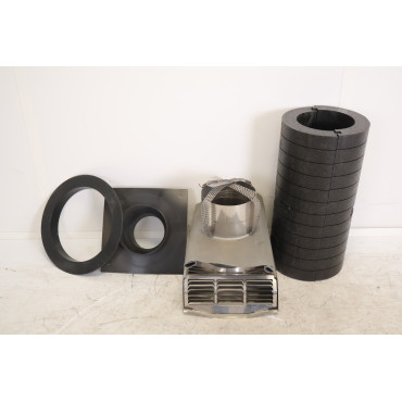 Traversée de Toit Incliné pour Air Repris VIESSMANN pour Vitovent 300 Acier - 9562054 - NEUVE