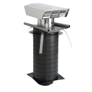 Traversée de Toit Incliné pour Air Repris VIESSMANN pour Vitovent 300 Acier - 9562054 - NEUVE Déclassée