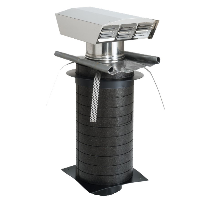 Traversée de Toit Incliné pour Air Repris VIESSMANN pour Vitovent 300 Acier - 9562054 - NEUVE Déclassée