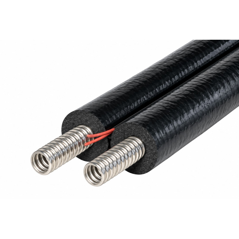 Liaison Solaire 25m KAIMANN Kaiflex Solar Epdm Ø16 avec Kit Raccordement - KAISOLARDUO16-25 - NEUF