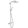 Colonne de Douche avec Mitigeur Thermostatique ONDYNA QUADRI 250 Chromé - QD48551 - NEUVE