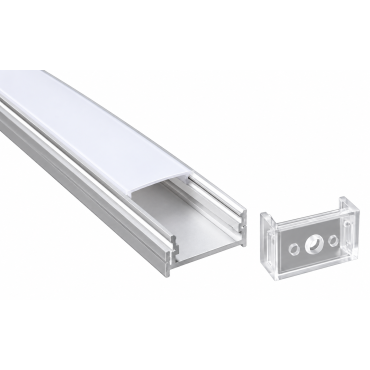 Lot de 5 Barres de Profilé ASLED en Aluminium 2m - PRSXL5X2M - NEUF