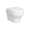 Pack WC  Toilettes DOMAO 200 Sans Bride avec Abattant Frein de Chute Blanc - 7787N003-6329 - NEUVE