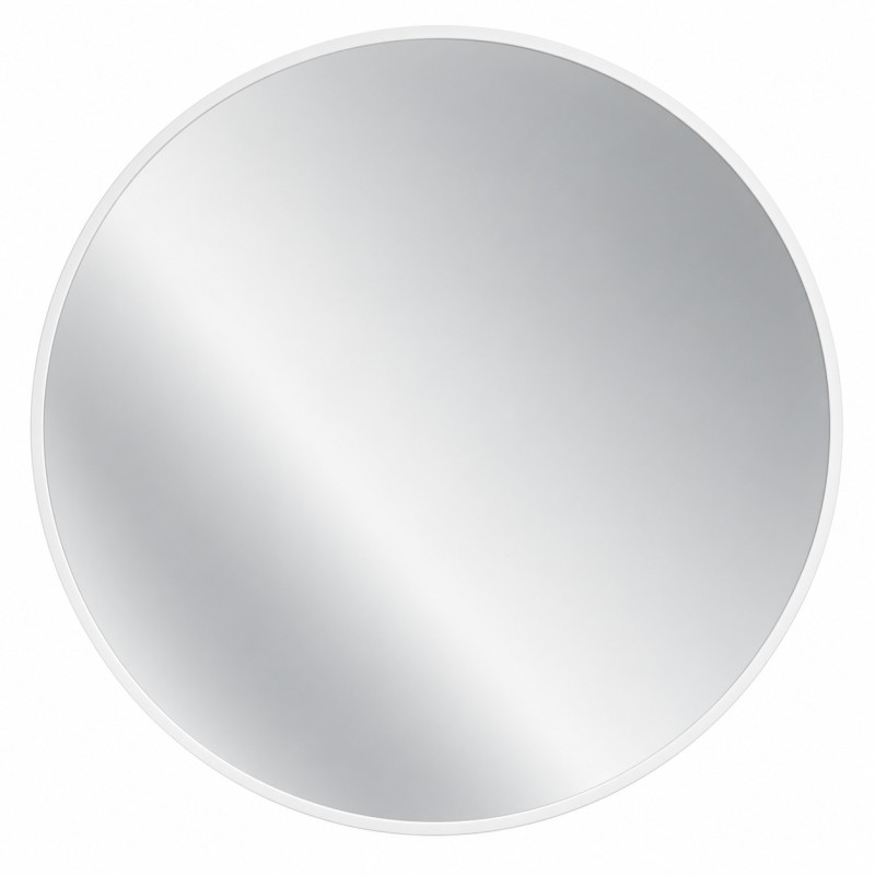 Miroir Rond Rétroéclairé SANIJURA Reflet Sun Light Antibuée 70cm Argenté - 905032 - NEUF