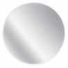 Miroir Rond Rétroéclairé SANIJURA Reflet Sun Light Antibuée 70cm Argenté - 905032 - NEUF