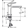 Mitigeur de HANSGROHE Zebris 110 Coolstart Chromé - - NEUF