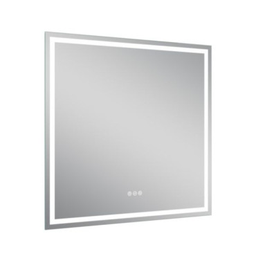 Miroir LED Ambiance PRADEL Antibuée et Antiéclat 80x80cm - P900015 - NEUF