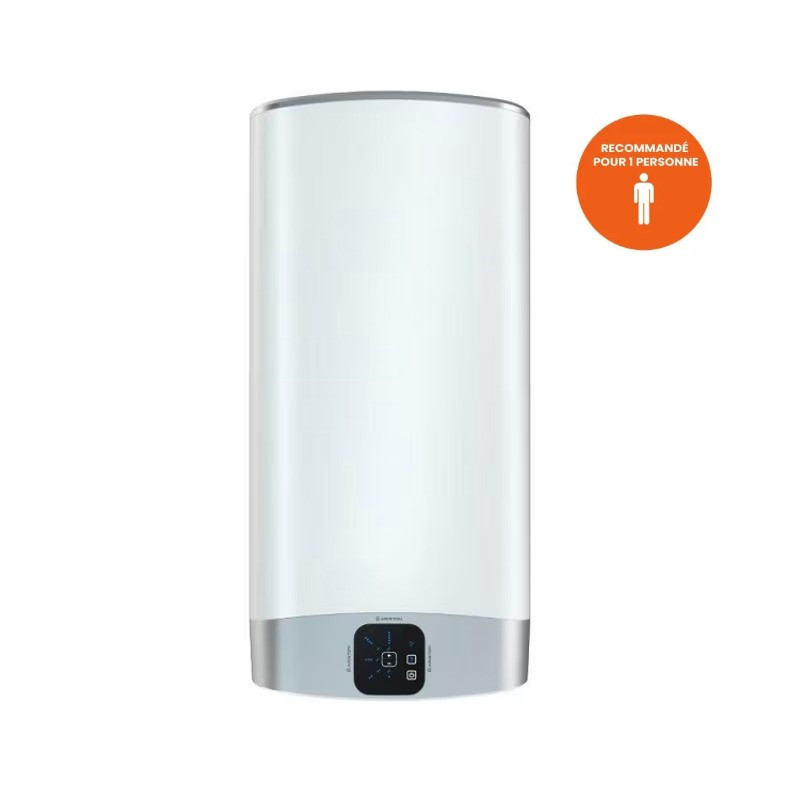 Chauffe-Eau Électrique Plat 45L ARISTON Velis Evo Dry Vertical/Horizontal Mural Stéatite Monophasé - 3626243 - NEUF Déclassé