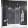 Paroi de Douche 200x117-121cm NOVELLINI Young Porte Pivotante avec Paroi Fixe Profil