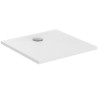 Receveur de Douche PORCHER Carré 80x80cm Okyris en Grès Sans Bonde Blanc - P1021IG - NEUF