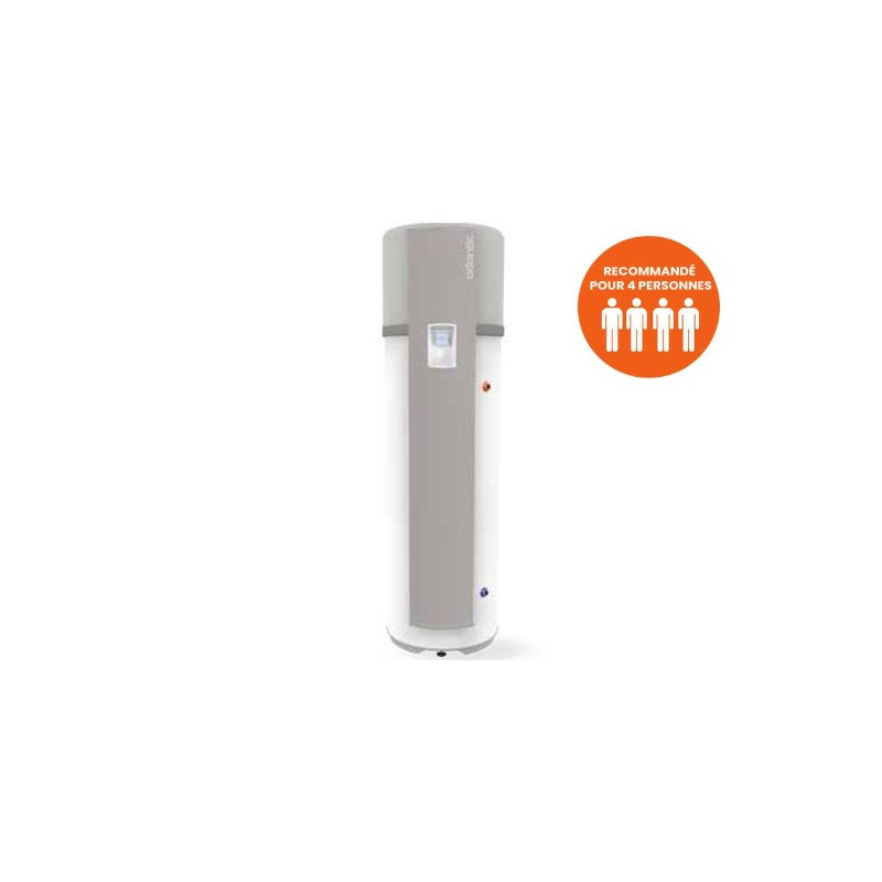 Chauffe-Eau Thermodynamique 200L Atlantic Odyssée ACI Hybride Vertical sur Socle Monophasé - 232511 - NEUF Déclassé