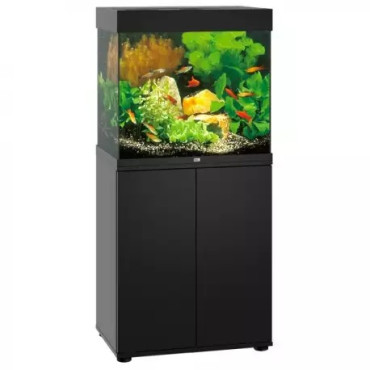 Ensemble Aquarium 120L LED et Meuble JUWEL Lido Noir - 11350 - NEUF