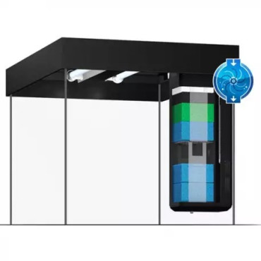 Ensemble Aquarium 120L LED et Meuble JUWEL Lido Noir