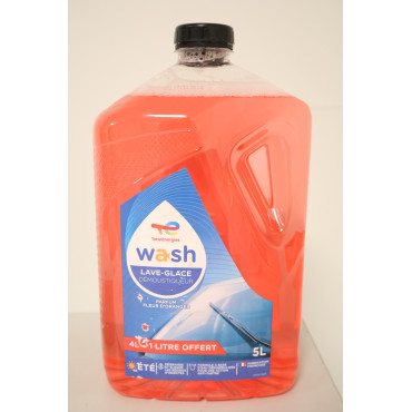 Bidon 5L de Lave-Glace Démoustiqueur Été TOTAL ENERGIES Wash Parfum Fleur d'Oranger