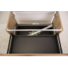 Meuble Sous-Vasque Salle de Bain ALTERNA Plenitude 60x90x46cm 2 Tiroirs