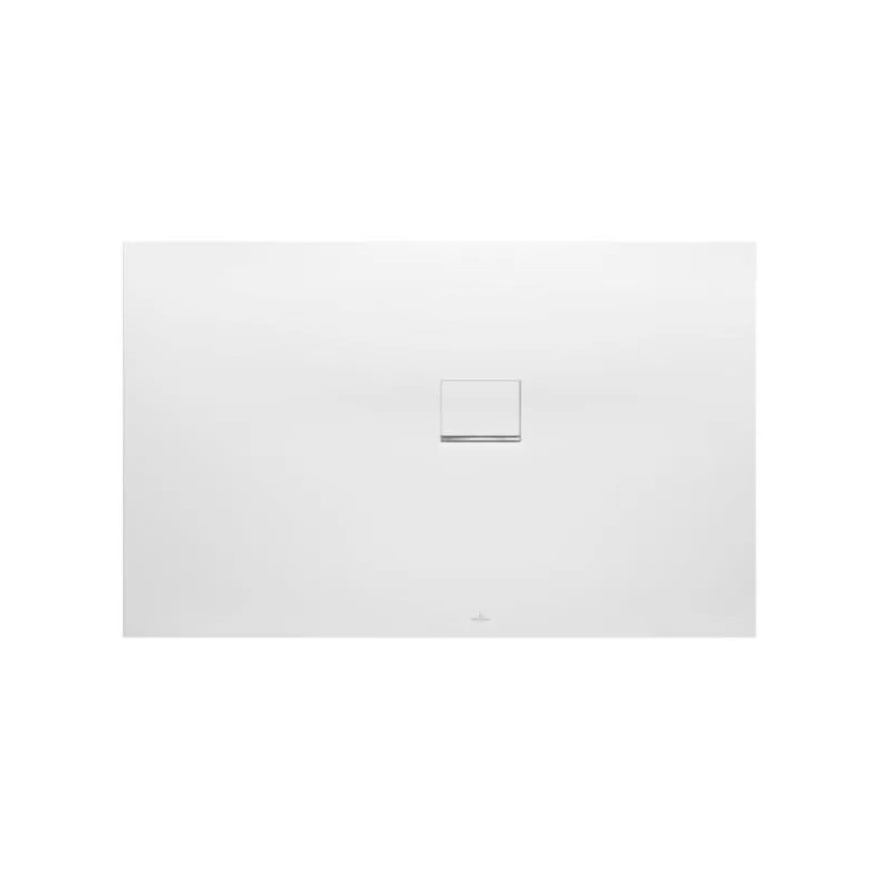 Receveur de Douche 170x100cm VILLEROY & BOCH Squaro Infinity en Quaryl avec Cache Bonde Blanc - UDQ1710SQI2RV-RW - NEUF