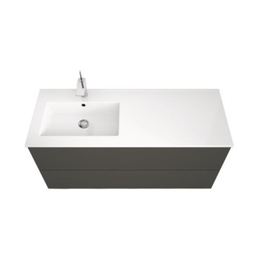 Plan à Poser 121 Cm DELPHA Céramligne en Céramique Blanc Brillant - AHCED1201 - NEUF