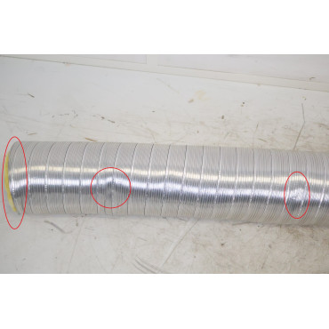 Conduit Flexible Semi-Rigide Calorifugé Isolée 2m