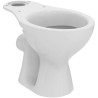 Cuvette WC Toilette au Sol PORCHER Noé en Porcelaine Blanc - P238501