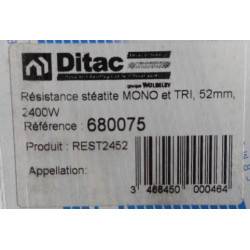 DITAC 680075 / REST2452 - Résistance Stéatite Tous Courants
