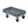 STOCKMAN - Chariot Roulant Fil d'Acier 400Kg bacs 600x400mm ZD400A