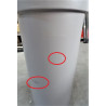 EMP - Pot Elancé 113L Polyéthylène Intérieur - Extérieur Gris