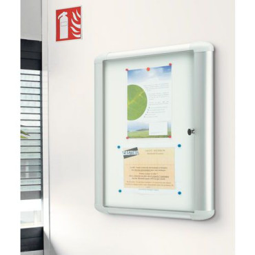 MASTERVISION BI-OFFICE - Vitrine d'Affichage Magnétique LB02612H