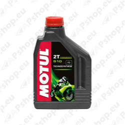 Bidon de 2 L huile moteur techno-synthèse 2 temps pour moto MOTUL 510 104029...