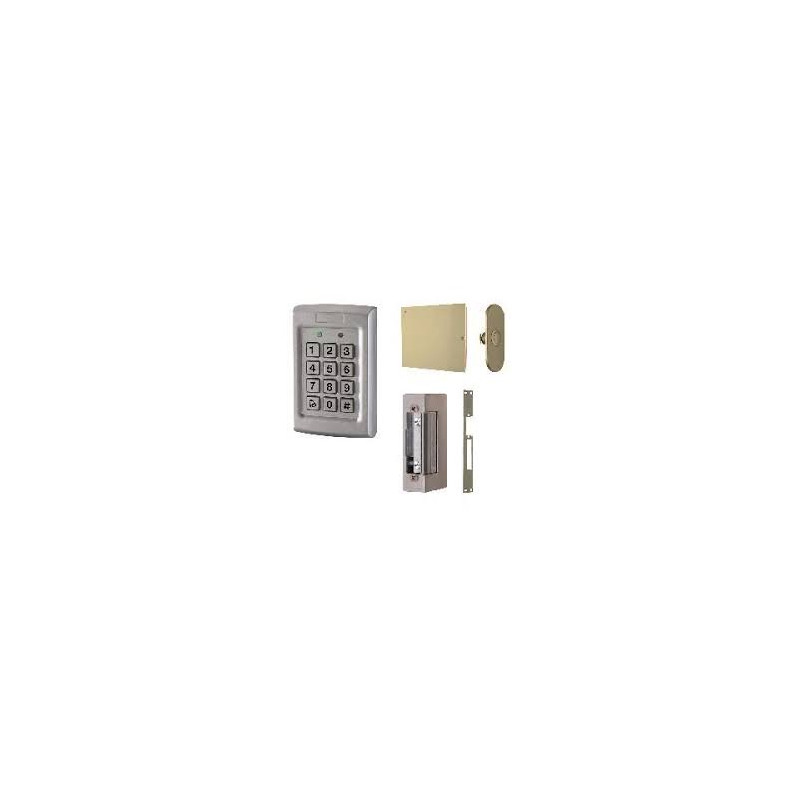 EFF EFF FRANCE K41E17 - Kit clavier bouton poussoir gâche électrique EFF EFF FRANCE K41E17 - Kit clavier bouton poussoir gâche électrique