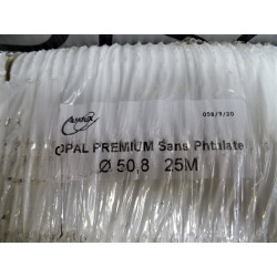 Tuyau PVC Souple Renforcé Transparent Ø25 OPAL couronne de 25 mètres